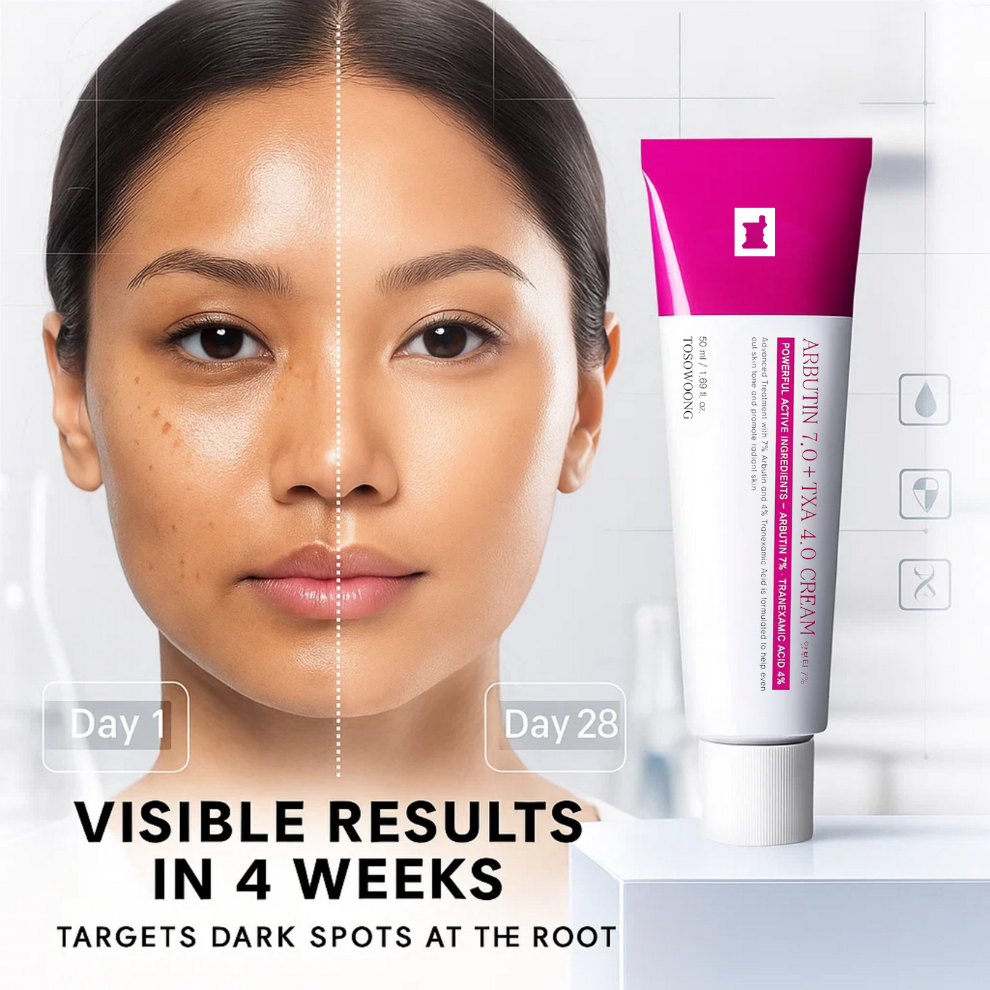 GlowRevive Cream : Arbutin 7% + Tranexamic Acid 4%