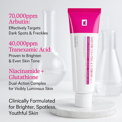 GlowRevive Cream : Arbutin 7% + Tranexamic Acid 4%